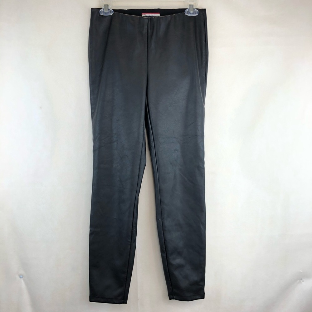 Tommy Hilfiger leather leggings size 2